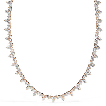 Ivana Jewels Necklaces Textured Circle Necklace