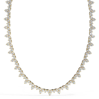 Ivana Jewels Necklaces Textured Circle Necklace