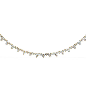 Ivana Jewels Necklaces Textured Circle Necklace