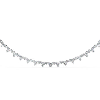 Ivana Jewels Necklaces Textured Circle Necklace
