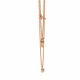 Ivana Jewels Necklaces Triple Layer Chain Necklace with Circles