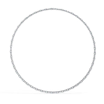 Ivana Jewels Necklaces White Gold / 14KT Classic Diamond Line Necklace