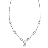 Ivana Jewels Necklaces White Gold / 14KT Delicate Necklace with Bow Detail