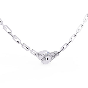 Ivana Jewels Necklaces White Gold / 14KT Diamond Handcuff Necklace