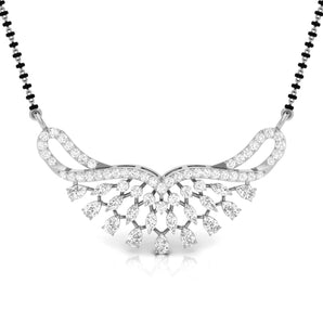 Ivana Jewels Necklaces White Gold / 14KT Fancy & Round Diamond Butterfly Pendant