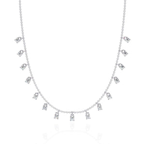 Ivana Jewels Necklaces White Gold / 14KT Mini Pendant Necklace