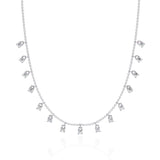 Ivana Jewels Necklaces White Gold / 14KT Mini Pendant Necklace