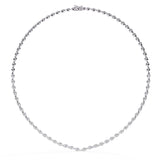 Ivana Jewels Necklaces White Gold / 14KT Pear-Shaped Diamond Tennis Necklace