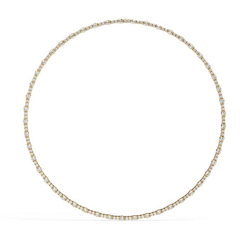Ivana Jewels Necklaces Yellow Gold / 14KT Classic Diamond Line Necklace