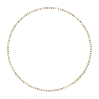 Ivana Jewels Necklaces Yellow Gold / 14KT Classic Tennis Necklace