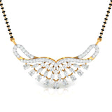 Ivana Jewels Necklaces Yellow Gold / 14KT Fancy & Round Diamond Butterfly Pendant