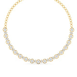 Ivana Jewels Necklaces Yellow Gold / 14KT Party Wear Diamond Necklace