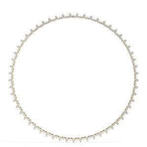Ivana Jewels Necklaces Yellow Gold / 14KT Textured Circle Necklace