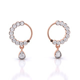 Ivana Jewels Nose Pin Rose Gold / 14KT Traditional Diamond Nath