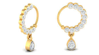 Ivana Jewels Nose Pin Traditional Diamond Nath