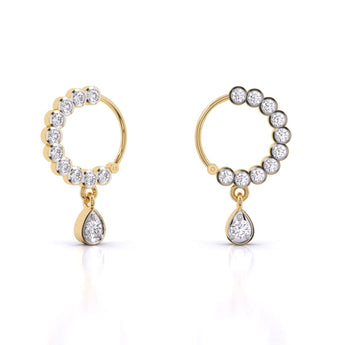 Ivana Jewels Nose Pin Traditional Diamond Nath