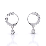 Ivana Jewels Nose Pin White Gold / 14KT Traditional Diamond Nath