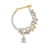 Ivana Jewels Nose Pin Yellow Gold / 14KT Fancy Shape & Round Diamond Nose Pin