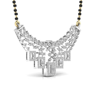 Ivana Jewels Pendant Round Diamond Mangal Sutra