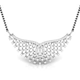 Ivana Jewels Pendant White Gold / 14KT Diamond Riviera Mangalsutra Necklace