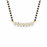 Ivana Jewels Pendant Yellow Gold / 14KT Traditional Mangalsutra with Diamond Design