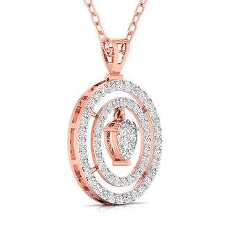 Ivana Jewels Pendants Multi-layered Diamond Pendant