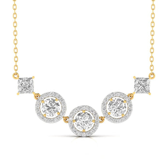 Ivana Jewels Pendants Yellow Gold / 14KT Diamond Cluster Pendant