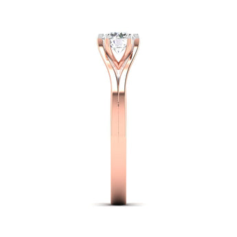 Ivana Jewels Ring Classic Diamond Solitaire Ring