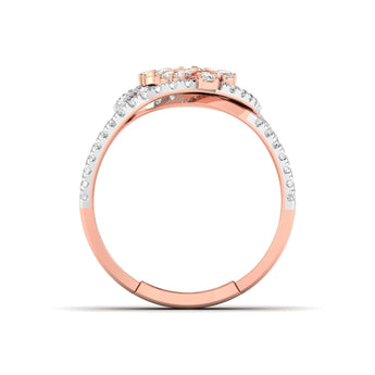 Ivana Jewels Ring Openwork Diamond Statement Ring
