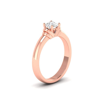 Ivana Jewels Ring Sparkling Round Brilliant Diamond Solitaire Ring