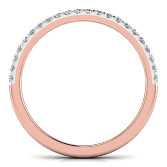 Ivana Jewels Rings 0.26 Carat Round Diamonds Band Ring