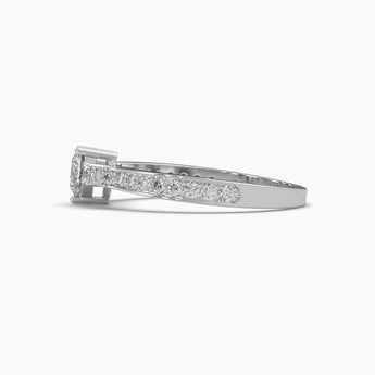 Ivana Jewels Rings 0.50 Carat Heart Charm Diamond Ring