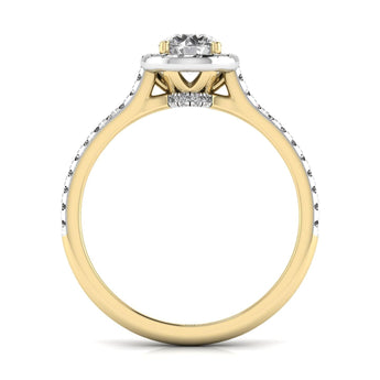 Ivana Jewels Rings 0.60 Carat Round Diamond Centre Solitaire Ring