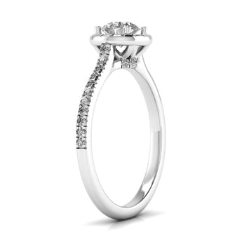 Ivana Jewels Rings 0.60 Carat Round Diamond Centre Solitaire Ring