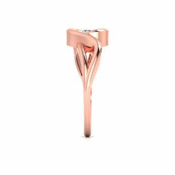 Ivana Jewels Rings 1.04 Carat Solitaire Round Cut Diamonds Halo Ring