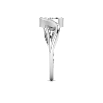 Ivana Jewels Rings 1.04 Carat Solitaire Round Cut Diamonds Halo Ring