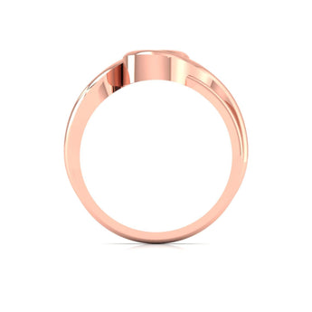 Ivana Jewels Rings 1.04 Carat Solitaire Round Cut Diamonds Halo Ring