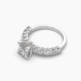 Ivana Jewels Rings 1.17 Carat Solitaire Diamond Princess Playfulness Ring