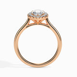 Ivana Jewels Rings 1.2 Carat Solitaire Marquise Diamond Halo Ring