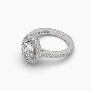 Ivana Jewels Rings 1.32 Carat Oval Shape Diamond Solitaire Ring