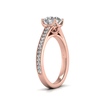 Ivana Jewels Rings 1.50 Carat Solitaire Round Diamond Elegant Orla Engagement Ring