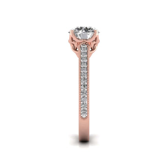 Ivana Jewels Rings 1.50 Carat Solitaire Round Diamond Elegant Orla Engagement Ring
