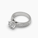 Ivana Jewels Rings 1.52 Carat Solitaire Round Diamond Timeless Elegance Ring