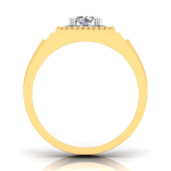 Ivana Jewels Rings 1 Carat Solitaire Everyday Charm Men's Ring