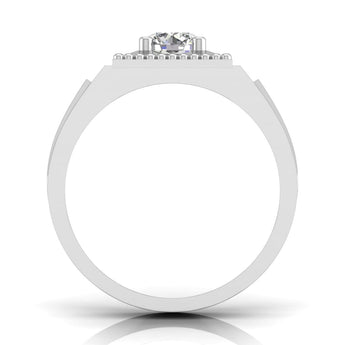 Ivana Jewels Rings 1 Carat Solitaire Everyday Charm Men's Ring