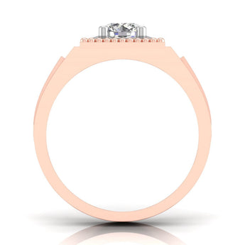 Ivana Jewels Rings 1 Carat Solitaire Everyday Charm Men's Ring