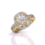 Ivana Jewels Rings 1 Carat Solitaire Fashion Ring