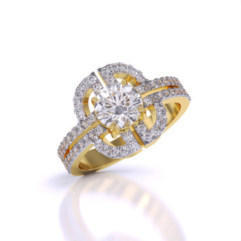 Ivana Jewels Rings 1 Carat Solitaire Fashion Ring