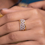 Ivana Jewels Rings 14KT Diamond Lattice Ring