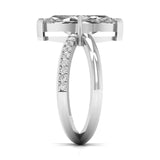 Ivana Jewels Rings 2.5 Carat Marquise Diamond Solitaire Ring